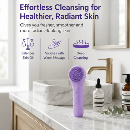 Waterproof Facial Cleansing Brush – Clearer Skin Fast