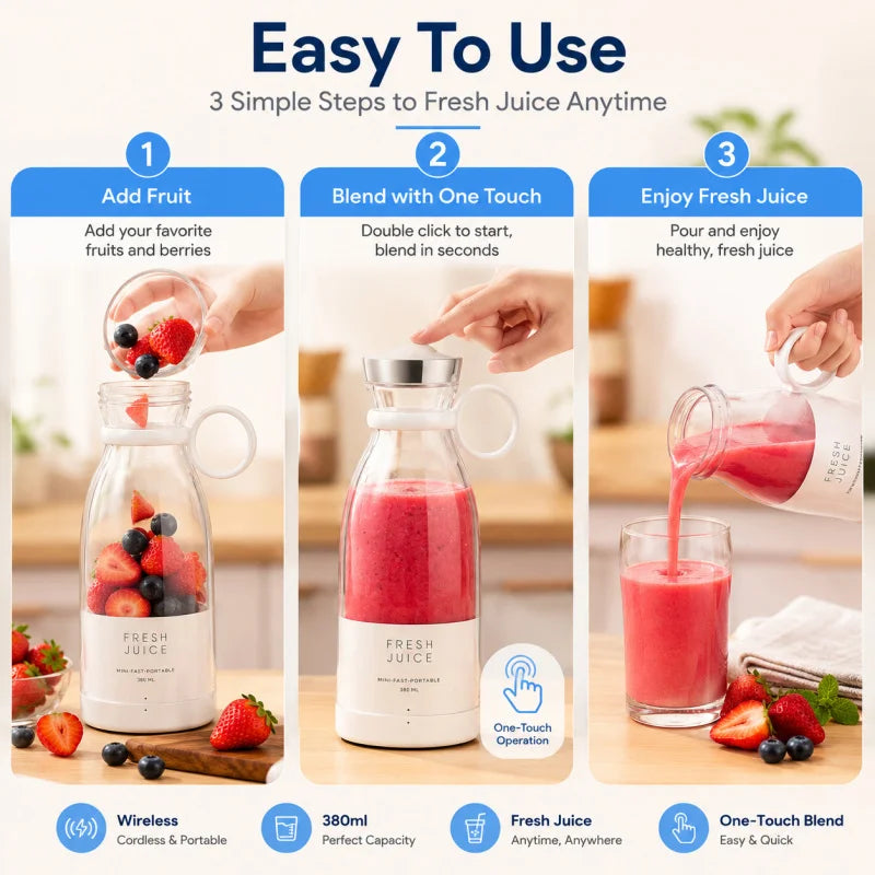 Multi-function Mini Portable Juicer